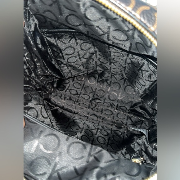 Calvin Klein Bag Millie Logo Sling CK Backpack PU Leather AUTHENTIC - Picture 10 of 16